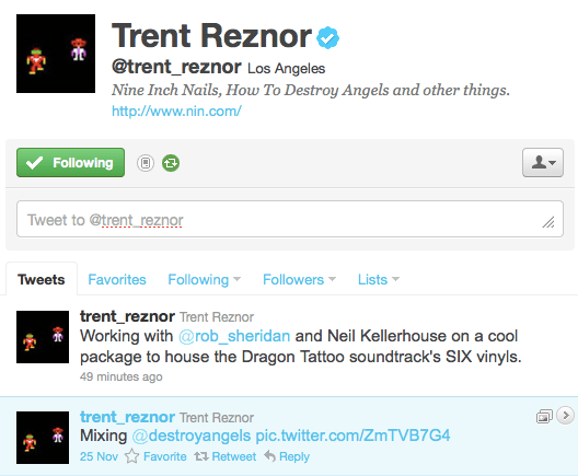 Trent Reznor Girl With the Dragon Tattoo 6 Vinyls