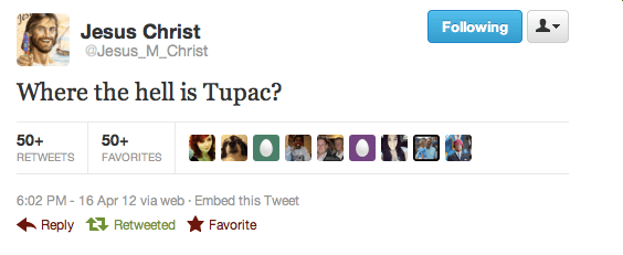 Jesus Christ Coachella 2pac